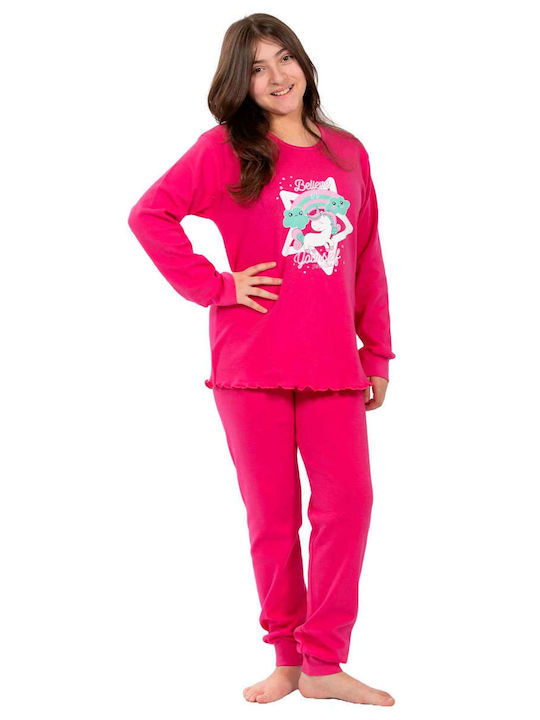 Nina Club Pijamale Copii Iarna Fuchsia