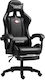 ForAll M8301-2 Gaming Chair with Footrest Black