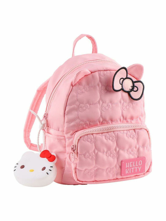 Hello Kitty Παιδική Τσάντα Πλάτης Ροζ 26x21x16εκ.