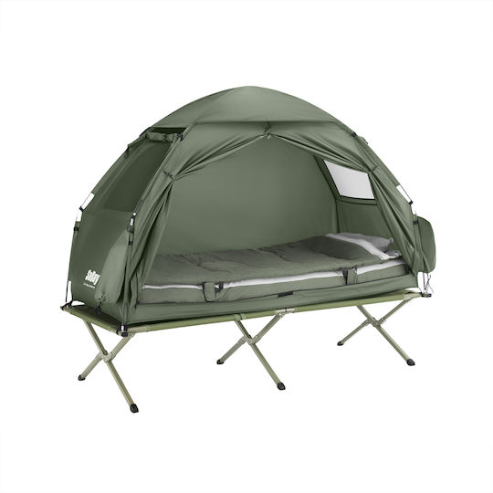 SoBuy Summer Camping Igloo Green for 1 Person 193x86x160cm