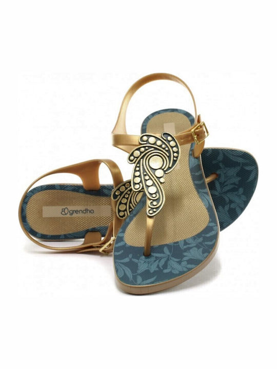 Grendha Flache Sandalen für Damen Anatomisch