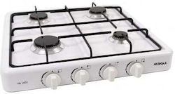 Countertop Burner Flüssiggas with 4 Burners Weiß