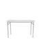 Foldable Dining Room Metallic Chair Soft Grey 90x33x45cm
