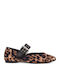 Satin Leopard Ballerinas Multicolour