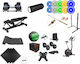 MegaFitness Gym Pack 34 ㎡ Mehrfachturnhalle mit Gewichten