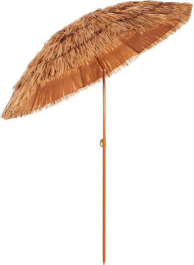 Umbrelă Pliabilă Plajă Diametru 1.6m Bej