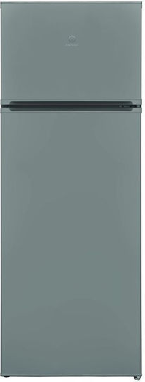 Indesit Double Door Refrigerator 412lt H144xW55xD55cm Inox I55T0412X