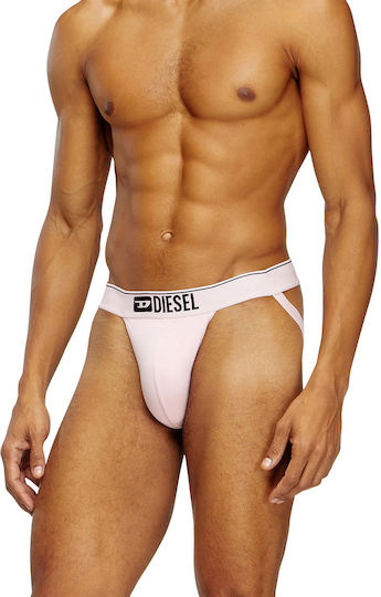 Diesel Ανδρικά Σλιπάκια Umbr Jocky Three Pack Jockstrap Συσκ.3 Τμχ -00sh9i-0gdac-e7300 Ροζ-μαύρο