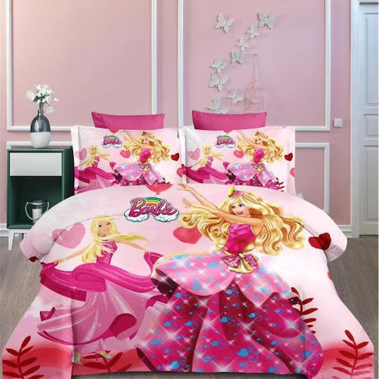 My Home Luxury Set Pătură pentru copii Single cu Fășii de pernă Roz 160x220buc My Home Luxury Set Pătură pentru copii Single cu Fășii de pernă Roz 160x220buc