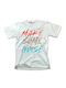 T-shirt Streetwear Typography 3 Поп Култура Бяла