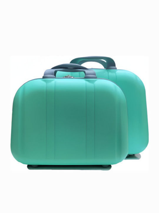 Roza Rz-602 Hard Travel Toiletry Bag Turquoise 25x35x15cm