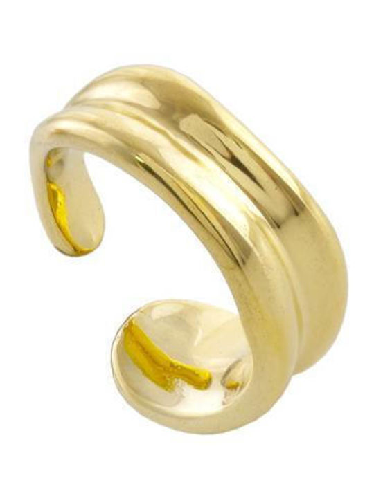 Loisir Links Ring made of Steel Gold Plated