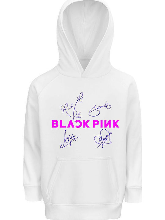 Kids Sweatshirt with Hood and Pockets Blackpink...