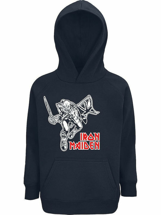 Kids Sweatshirt with Hood and Pockets French Na...