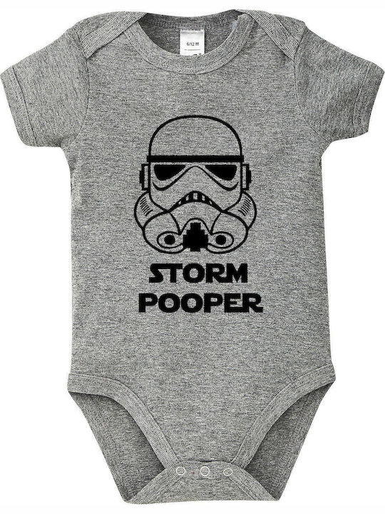 kirikoko Star Wars, Storm Pooper Short-Sleeved Grey Melange