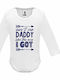kirikoko Ain't no Daddy like the One I Got, Newborn Long-Sleeved White