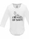 kirikoko I am Full of SHIT Long-Sleeved White