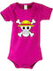 kirikoko One Piece Flag Anime Short-Sleeved Fuchsia