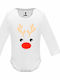 kirikoko Rudolph The Red Nosed Reindeer, Christmas Дълъг ръкав White