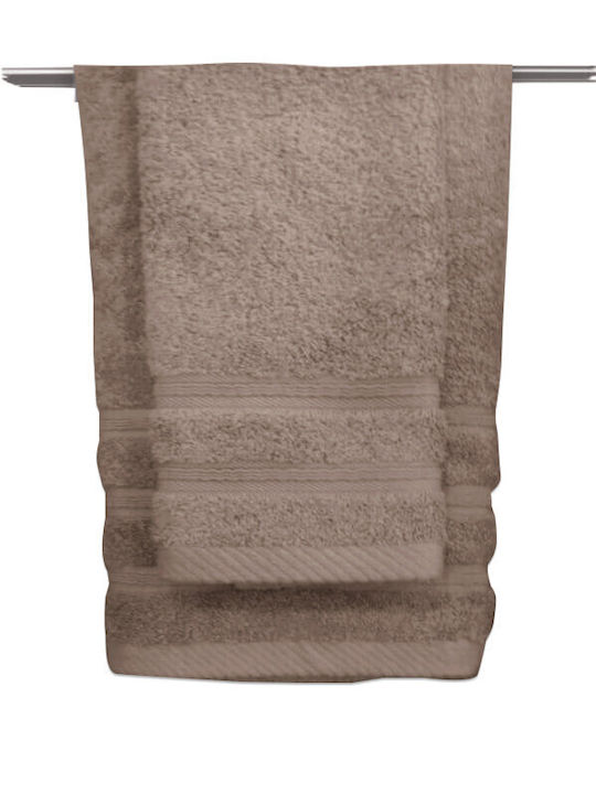 Facecloth 50x90cm Coffee Weight 600gr/m²