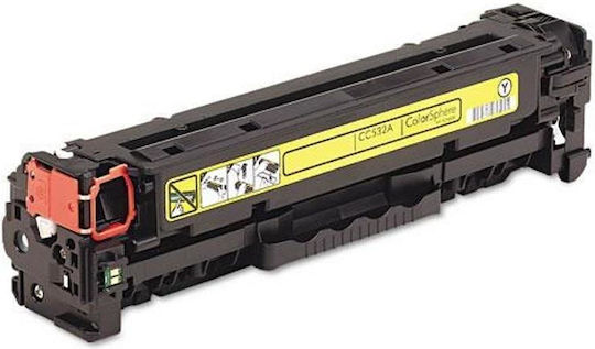 Compatible Toner for Laser Printer HP CC532A, CE412A, 305A, CF382A, 312A, 718 1400 Pages Yellow