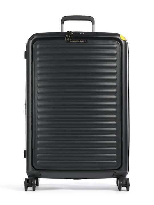 Mandarina Duck Smart Duck Large Hard Suitcase Navy Blue with 4 Wheels Height 75cm