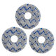 3 Pieces Mop Ecovacs Deebot T50 Pro T50 Pro Omni T50 Max Pro Omni T50 Omni Replacement Parts Blue Wave