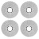 Junsunmay 4 Pieces Washable Mop Replacement Parts Ecovacs Deebot T50 Pro T50 Max T50 Omni