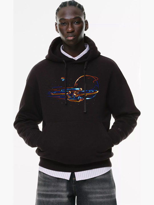 Hoodie Pockets Premium Quality Brand Pegasus Star Trek Enterprise Print