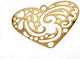 Metallische Herz Nu1809 Gold