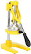 Bormann Bfj2000 Table Press Pomegranate Orange Lemon Lime Made of Stainless Steel in Yellow Colour