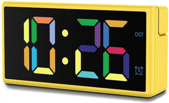 HAMA Digital Gelbe Tischuhr
