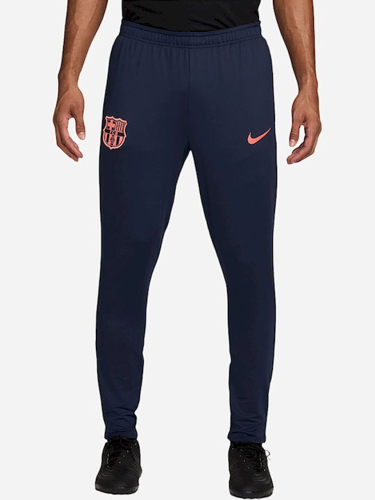 Fc Barcelona Football Sweatpants Navy Blue
