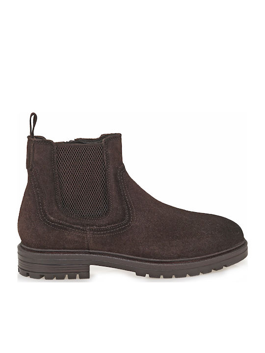 Suede Brown Men's Boots