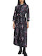 Midi Shirt Dress Multicolor