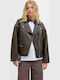 Γυναικείο Biker Jacket Brown