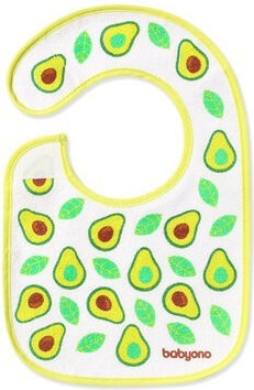 Babyono Waterproof Bib Fabric with Hoop & Loop Fastener Multicolored for 3 m+