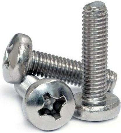 Șurub de mașină cu cap în cruce Galvanizat DIN 7985 cu Diametru M4 și Lungime 20mm 100buc
