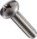 Machine Screw Phillips Inox DIN 7985 with Diameter M3 and Length 16mm 100pcs Trapezoidal Psomaki