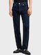 Men's Jeans Pants with Regular Fit Denim Blue