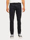 Men's Jeans Pants with Loose Tapered Fit Black