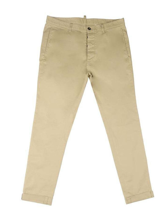 Παντελόνι Chino Ελαστικό σε Slim Εφαρμογή Μπεζ