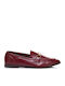 Women's Loafers in Burgundy Color