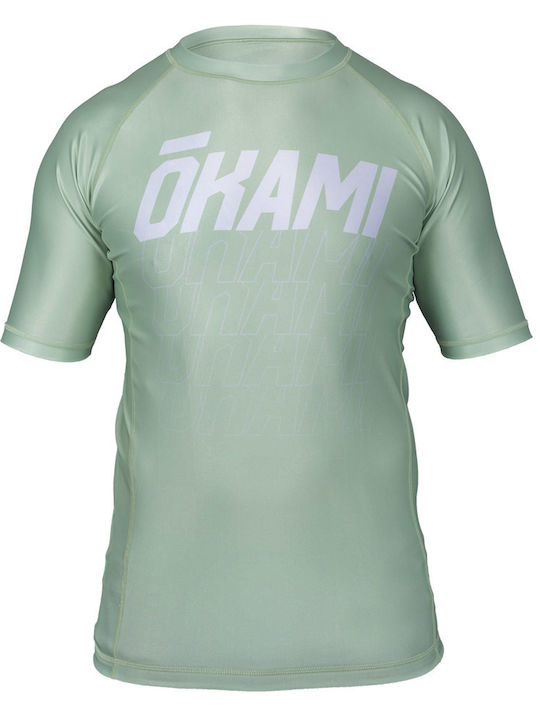 Okami Ανδρική Κοντομάνικη Μπλούζα ORS138 για Jiu-Jitsu / MMA / Kickboxing Πράσινη