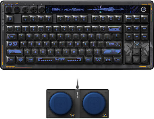 8Bitdo Mecha Break Gaming Μηχανικό Πληκτρολόγιο με Kailh Glaze Jellyfish Pro διακόπτες και RGB φωτισμό (Αγγλικό US)
