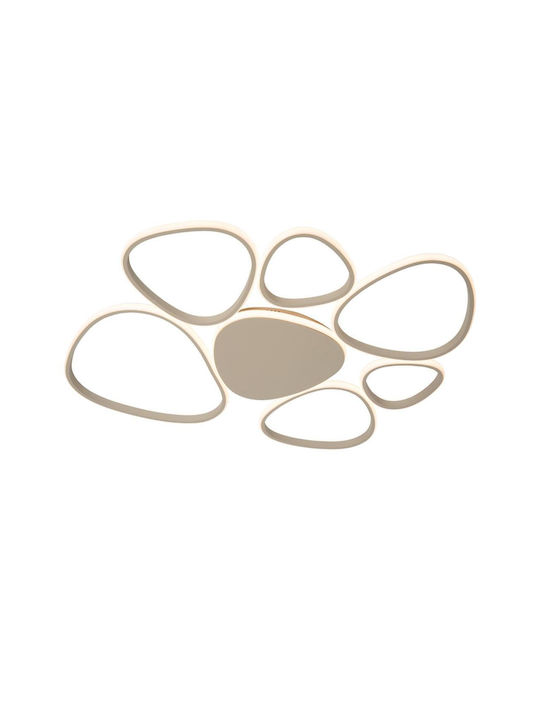 Lucide Lightning Samling Ceiling Mount Light Brown with Integrated LED