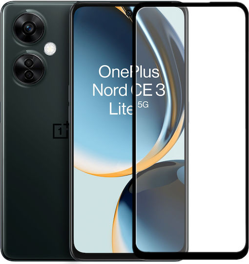 3D Displayschutzfolie OnePlus Nord CE 3 Lite 5G Schwarz