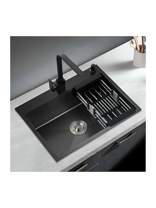 Alista Home Drop-In Chiuvetă Inox L50xW40cm Gri 4744676011811