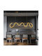 kelvo Glow Pendant Light White Rail 150x35x50cm