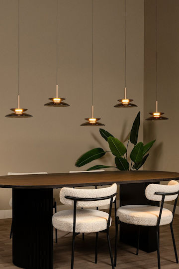 Lucide Lightning Santiago Κρεμαστό Φωτιστικό Μελί LED με Ρυθμιζόμενο Λευκό Φως